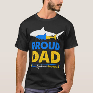 Stolz Vater Papa World Down Syndrome Awareness Day T-Shirt