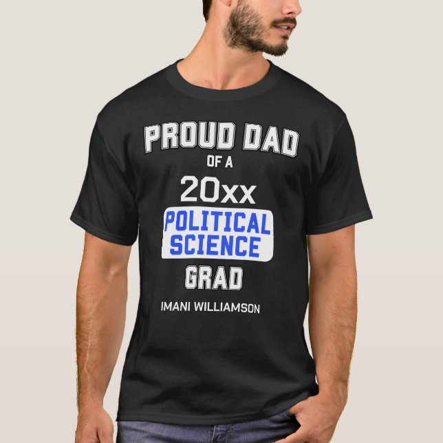 STOLZ VATER POLITISCHE WISSENSCHAFT GRAD 2024 Absc T-Shirt (Vorderseite)