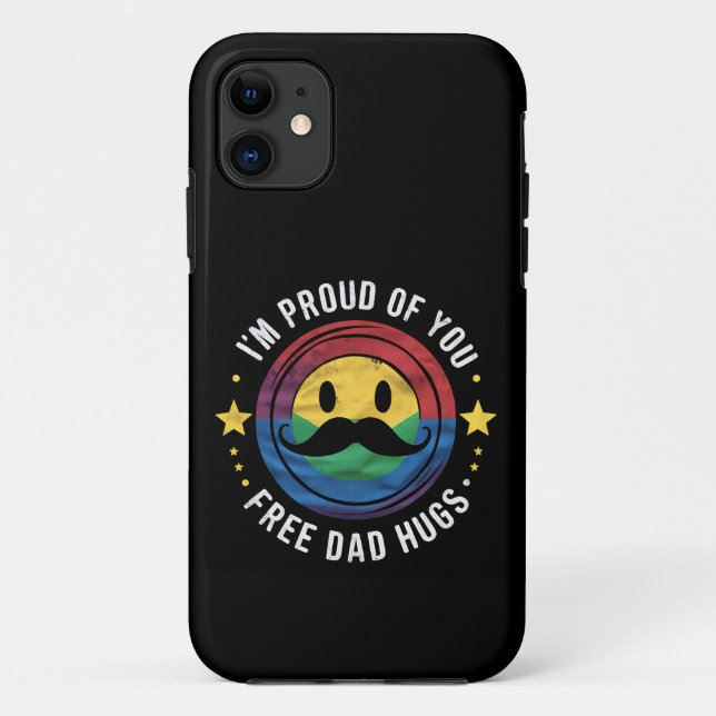 Stolz von Ihnen Gratis Vater Hugs Gay Pride Ally L Case-Mate iPhone Hülle (Rückseite)