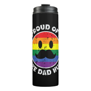 Stolz von Ihnen Vater Hugs Funny Gay Pride Ally LG Thermosbecher