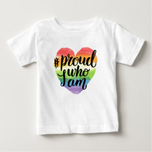 Stolz, wer ich bin baby t-shirt