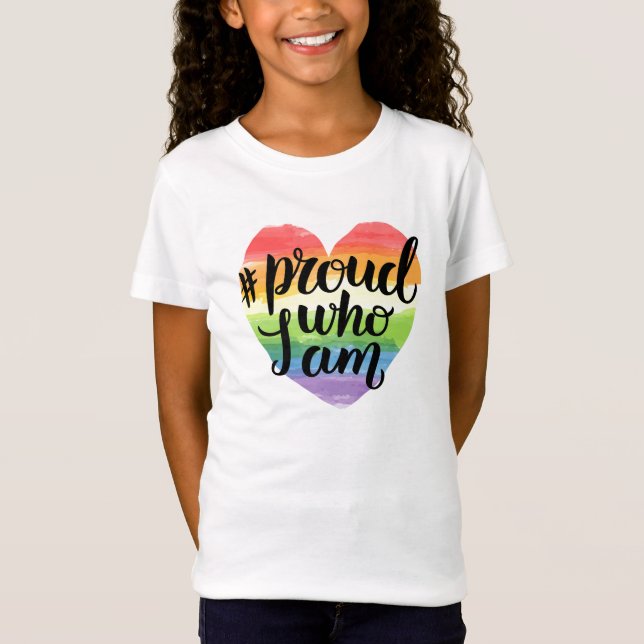 Stolz, wer ich bin T-Shirt (Vorderseite)