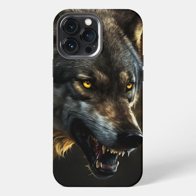 Stolz Wolf iPhone-Hülle iPhone Hülle (Rückseite)