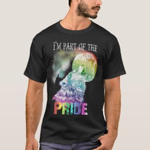 Stolz Wolf T-Shirt LGBT Schwul Lesbisch