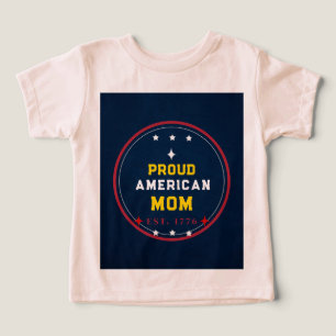 Stolze amerikanische Mutter 4. Juli