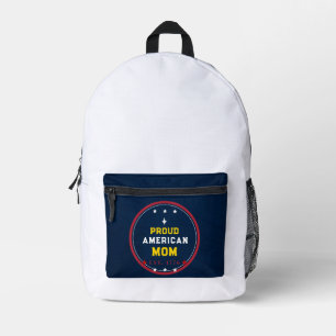 Stolze amerikanische Mutter 4. Juli Bedruckter Rucksack