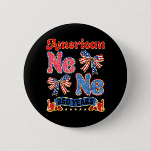 Stolze amerikanische Nene 250 Jahre patriotische O Button