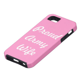 Stolze Armee-Ehefrau Tough iPhone 5 Hülle