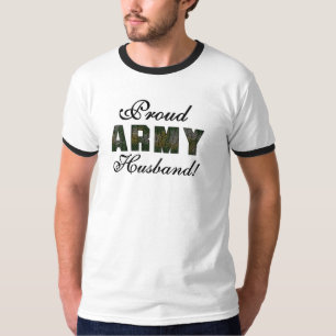 Stolze Armee-Ehemann-T-Shirts und Geschenke T-Shirt