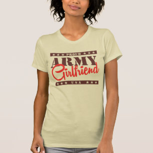 Stolze Armee-Freundin T-Shirt