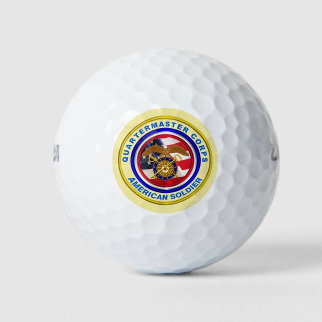 Stolze Armee Quartermaster Corps Veteran Golfball (Vorderseite)