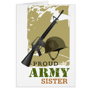 Stolze Armee-Schwester