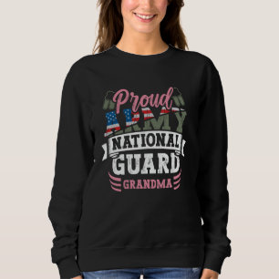 Stolze Army National Guard Oma Hundemarke US-Milit Sweatshirt