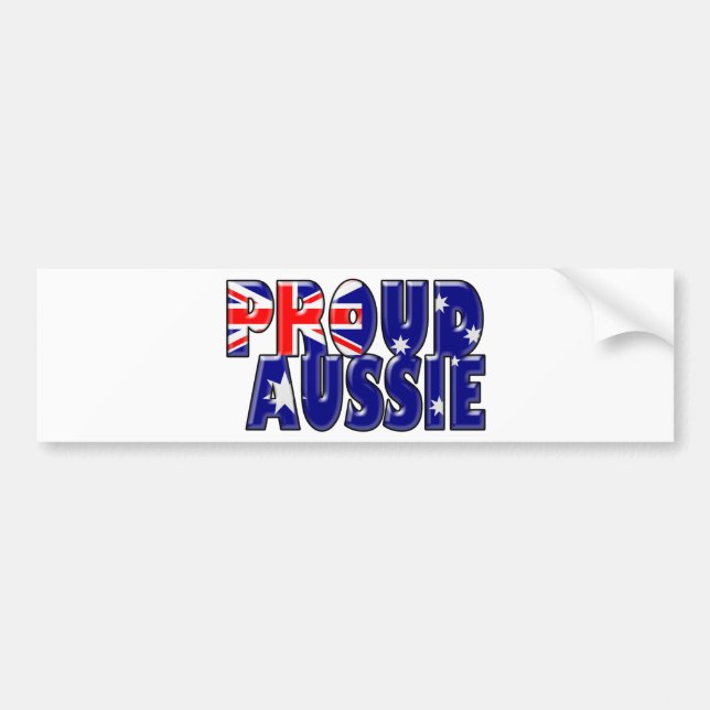stolze Aussie Autoaufkleber (Vorne)