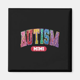 Stolze Autism Mimi Autismus-Bewusstseinsmonat Fami Magnet