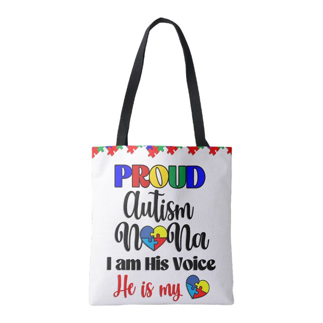 Stolze Autism Nana Einkaufstasche  (Proud Autism Nana Shopping tote bag)