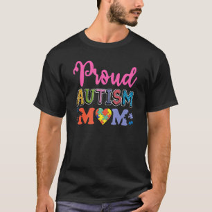Stolze Autismus-Mama Autistisches Kind Autismus-Be T-Shirt