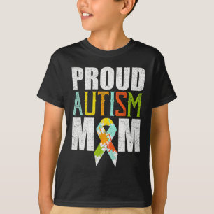 Stolze Autismus-Mutter Autismus-Bewusstsein Vintag T-Shirt