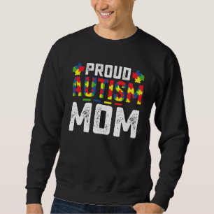 Stolze Autismus-Mutter-Bewusstsein Autistische Fam Sweatshirt