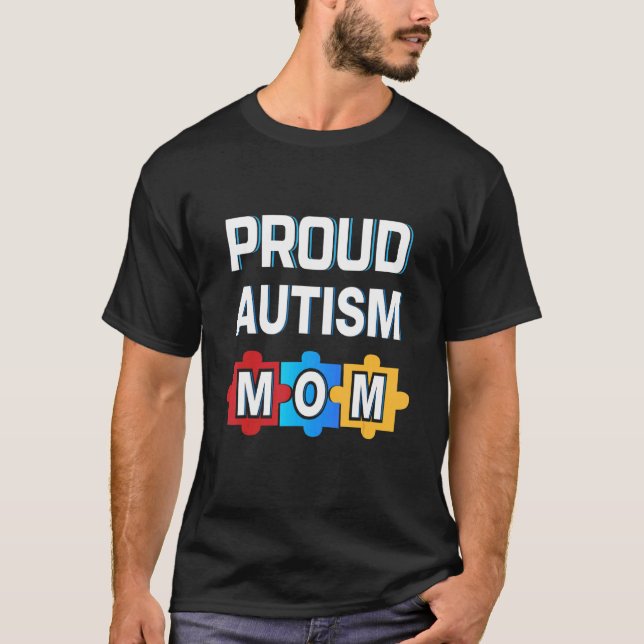 Stolze Autismus-Mutter Essential T-Shirt (Vorderseite)