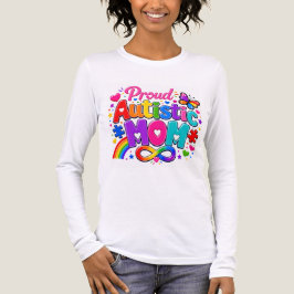 Stolze Autistische Mutter Bunt Autismus Akzeptanz Tri-Blend Shirt
