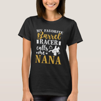 Stolze Barrel Racing-Oma Barrel-Reiterin Oma Großm T-Shirt