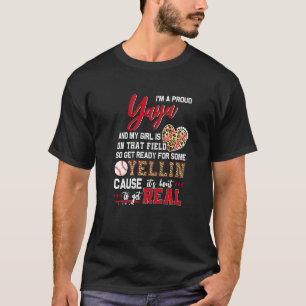 Stolze Baseball-Yaya-Baseball-Familien-Matching  1 T-Shirt