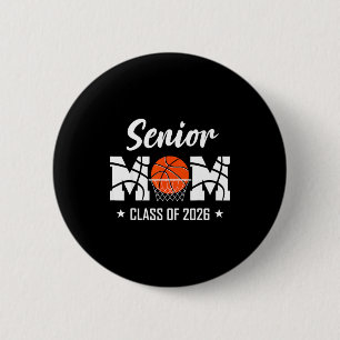 Stolze Basketball-Mutter eines Seniors bei der Abs Button