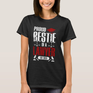 Stolze beste Freundin eines Jurastudenten Abschlus T-Shirt