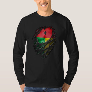 Stolze Bissau-Guineische Wurzeln Zerrissen Guinea- T-Shirt
