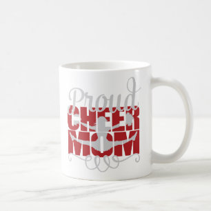 Stolze Cheer-Mom in Rot Tasse