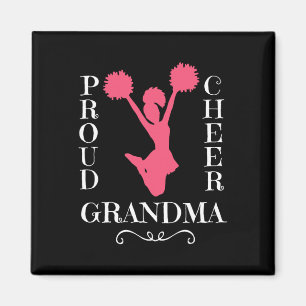 Stolze Cheer-Oma Großmutter Cheerleading-Geschenke Magnet
