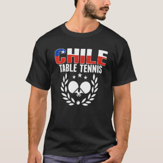 Stolze Chile Tischtennis Chilenische Ping Pong Unt T-Shirt