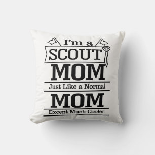 Stolze Cool-Scout-Mama Foto Kissen