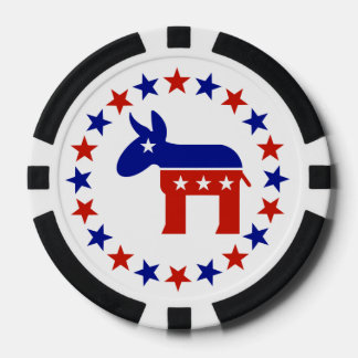 Stolze Demokrat Circle Stars Pokerchips
