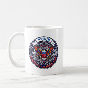 Stolze Ehefrau eines US-Luftwaffenangehörigen Kaffeetasse