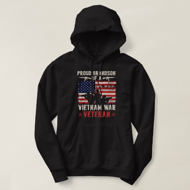 Stolze Ehefrau eines vietnamesischen Veteranen| Pr Hoodie (Design vorne)