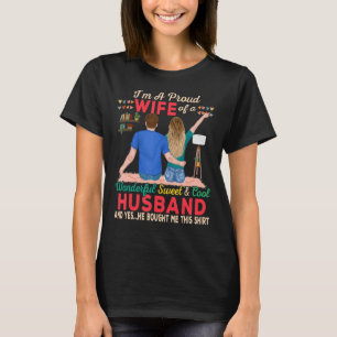 Stolze Ehefrau eines wunderschönen süßen und Coole T-Shirt