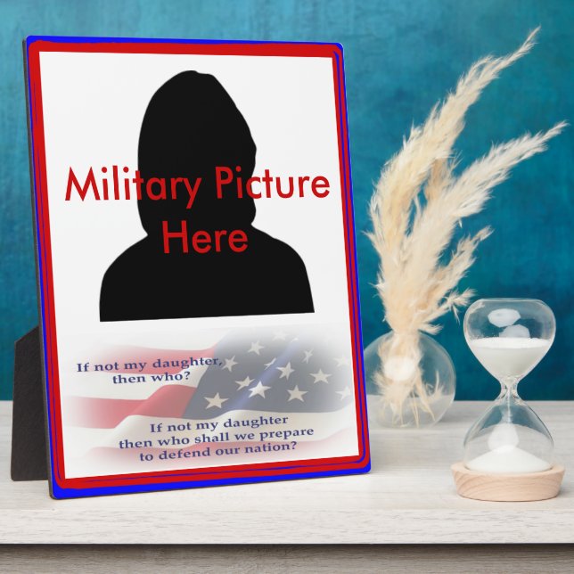 Stolze Eltern des Militärhüttenrahmens Fotoplatte (Seite)