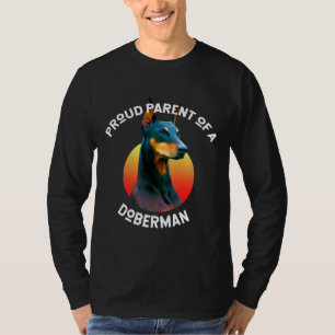 Stolze Eltern eines Doberman Hundes lieben Haustie T-Shirt