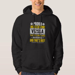 Stolze Eltern eines Vizsla-Hundebesitzers Mama Pap Hoodie