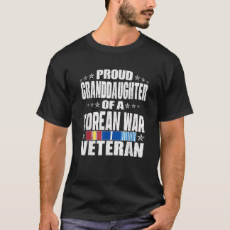 Stolze Enkelin eines Veteranen des Koreakrieges Mi T-Shirt
