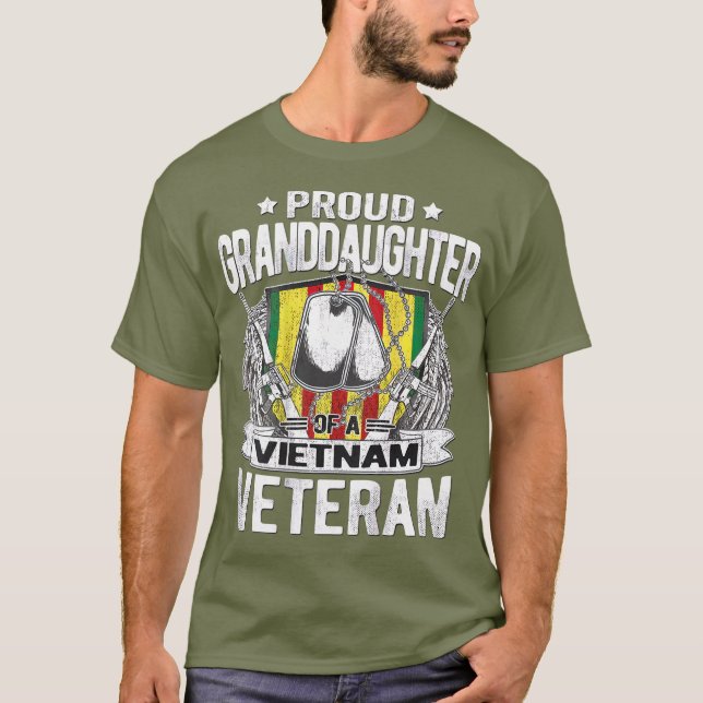 Stolze Enkeltochter des vietnamesischen Militärs T-Shirt (Vorderseite)