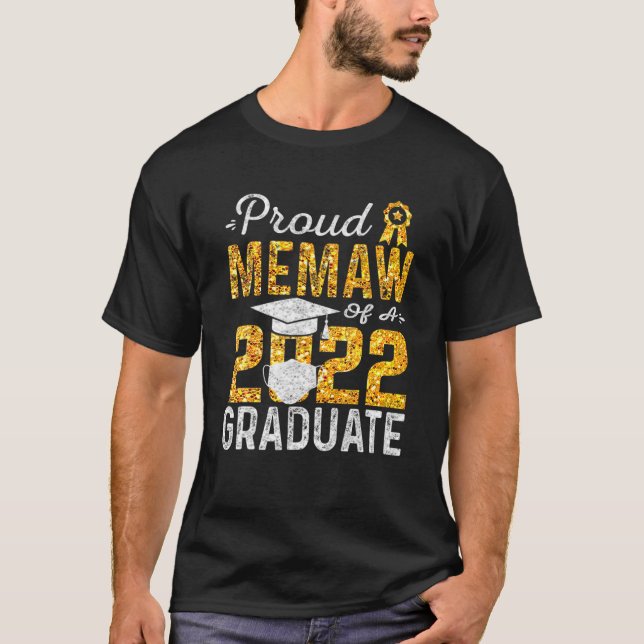 stolze Erinnerung an eine 2022-Graduate-Gesichtsma T-Shirt (Vorderseite)