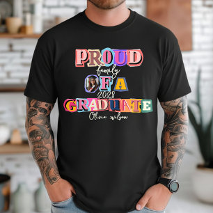 Stolze Familie eines Absolventen Benutzerdefiniert T-Shirt