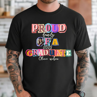 Stolze Familie eines Absolventen Benutzerdefiniert T-Shirt