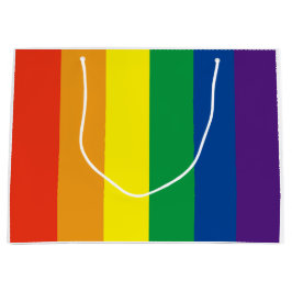 Stolze Farben Regenbogengeschenk Tasche Große Geschenktüte