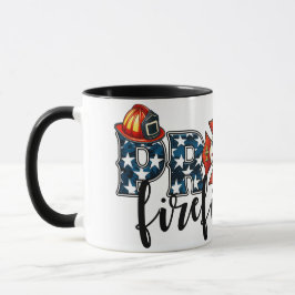 Stolze Feuerwehr – Patriotischer Feuerwehrmann “PR Tasse
