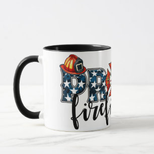 Stolze Feuerwehr – Patriotischer Feuerwehrmann “PR Tasse