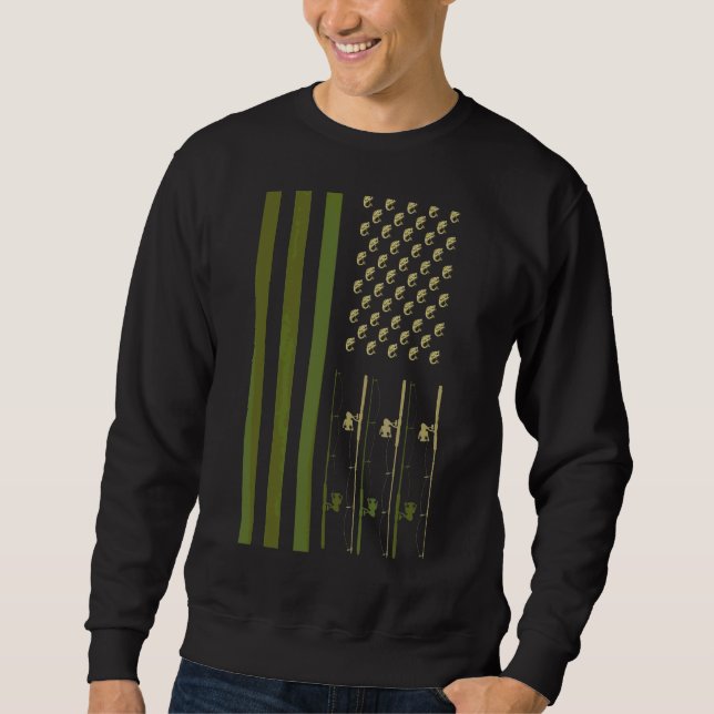 Stolze Flagge der USA Hobby Sweatshirt (Vorderseite)